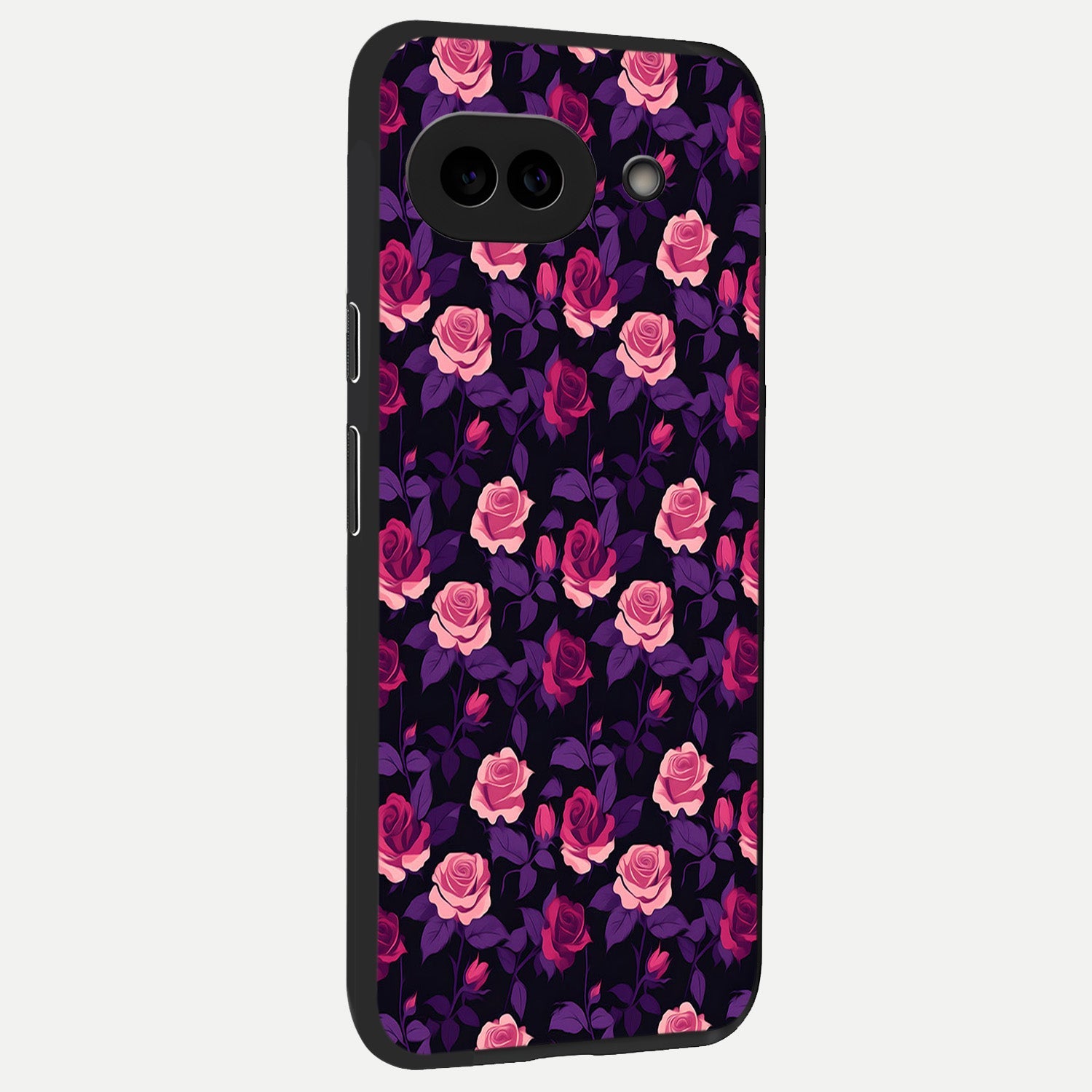  Rose Garden Twilight back cover for Google Pixel 10A slim fit glass case with vibrant aesthetic design