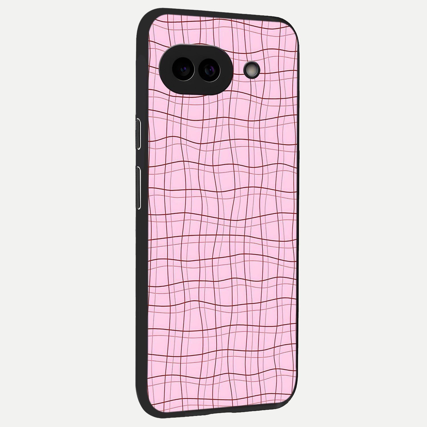  Soft Grid Bliss back cover for Google Pixel 10A slim fit glass case with vibrant aesthetic design