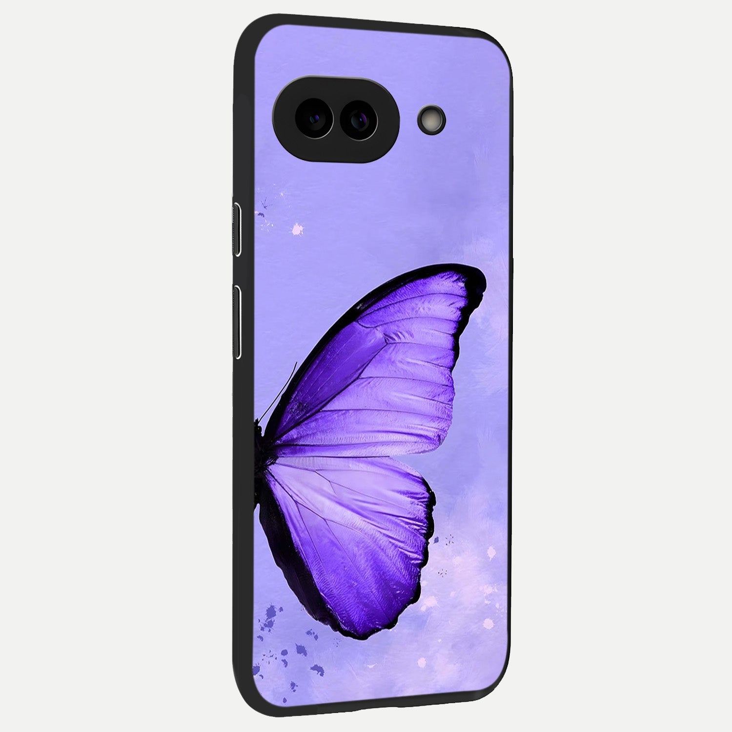  Violet Dream Wing back cover for Google Pixel 10A slim fit glass case with vibrant aesthetic design