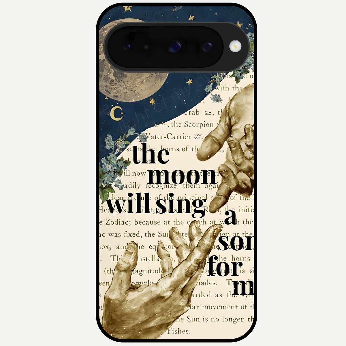  Aesthetic Divine Glass Case For Google Pixel 10 back cover – full design glossy printed glass finish
