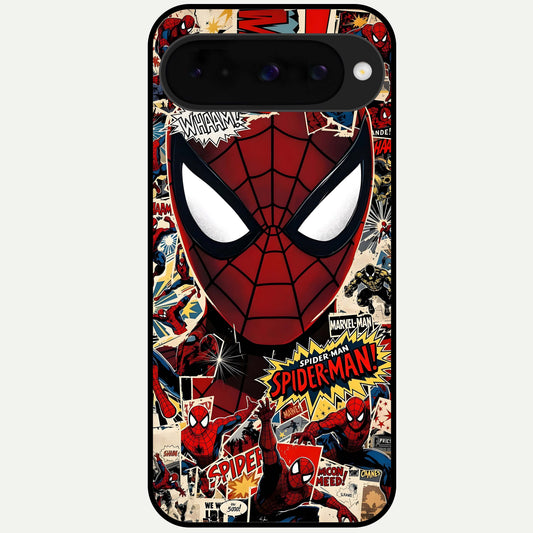  Aesthetic Wonder Spider Glass Case For Google Pixel 10 back cover – full design glossy printed glass finish
