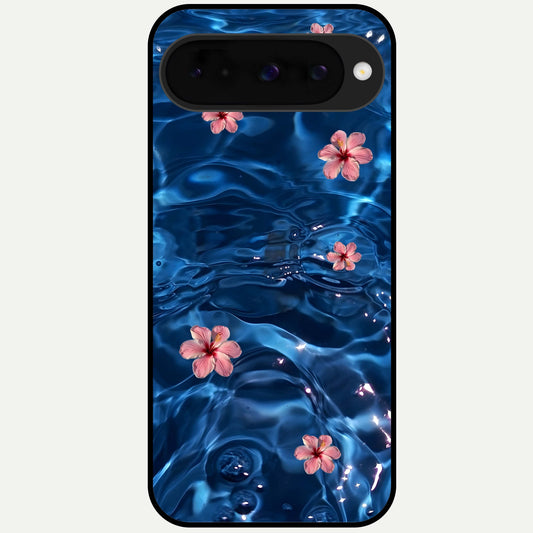  Bloom Thread Art Glass Case For Google Pixel 10 back cover – full design glossy printed glass finish