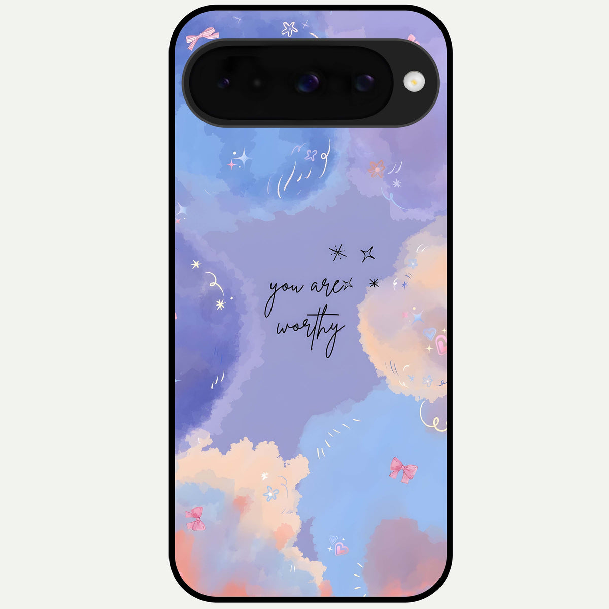  Celestial Cloud Magic Glass Case For Google Pixel 10 back cover – full design glossy printed glass finish