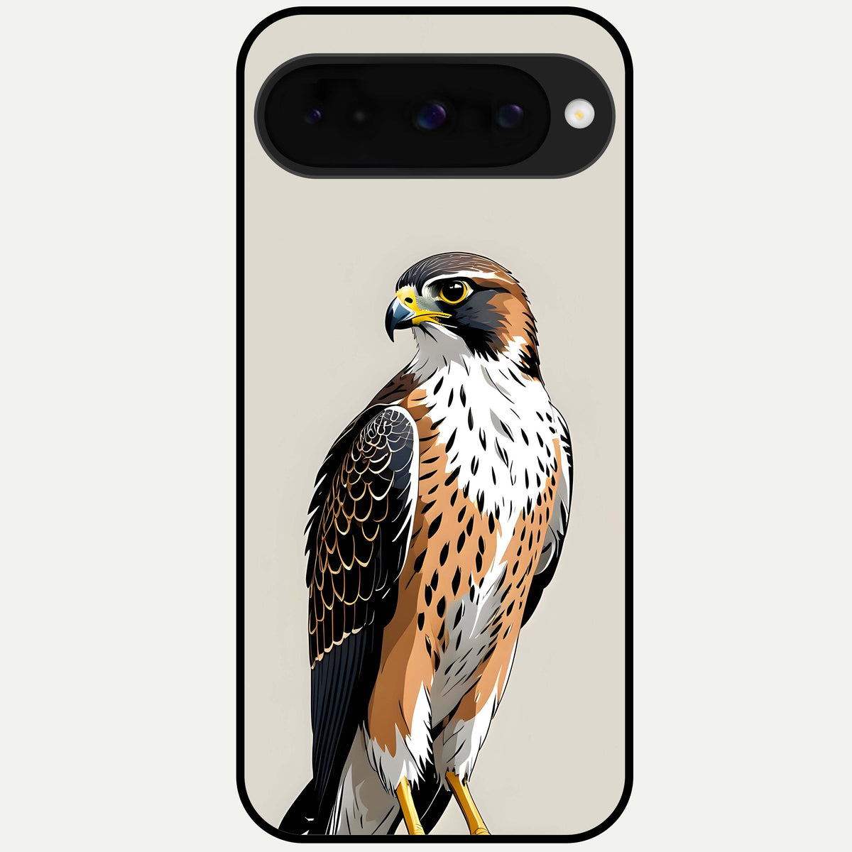  Clever Eagle Glass Case For Google Pixel 10 back cover – full design glossy printed glass finish