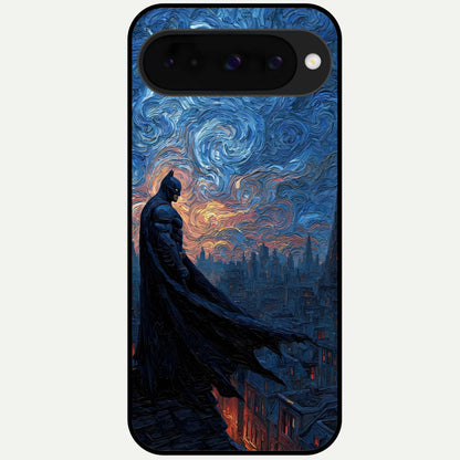  Dark Knight Dusk Glass Case For Google Pixel 10 back cover – full design glossy printed glass finish