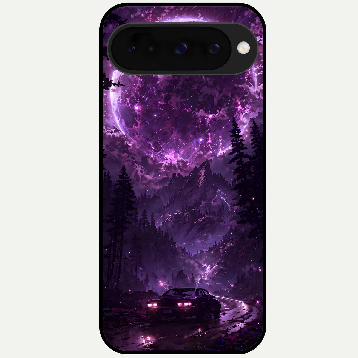  Eternal Cosmic Drive Glass Case For Google Pixel 10 back cover – full design glossy printed glass finish