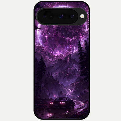  Eternal Cosmic Drive Glass Case For Google Pixel 10 back cover – full design glossy printed glass finish
