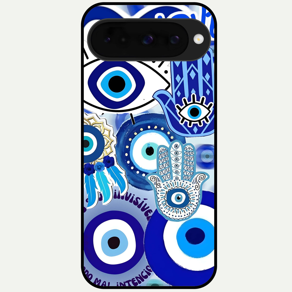  Evil Eyes Dream Glass Case For Google Pixel 10 back cover – full design glossy printed glass finish