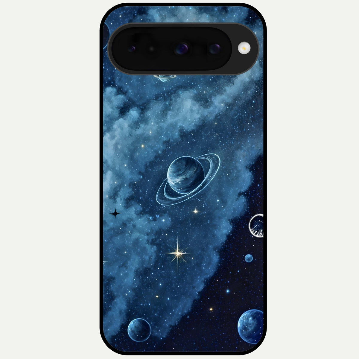  Galaxy Dream Space Glass Case For Google Pixel 10 back cover – full design glossy printed glass finish