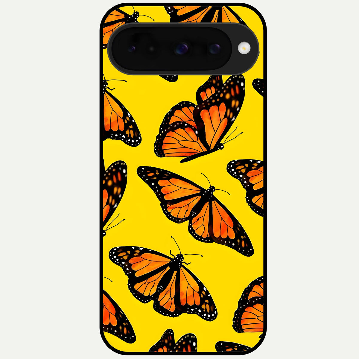  Golden Wing Flight Glass Case For Google Pixel 10 back cover – full design glossy printed glass finish