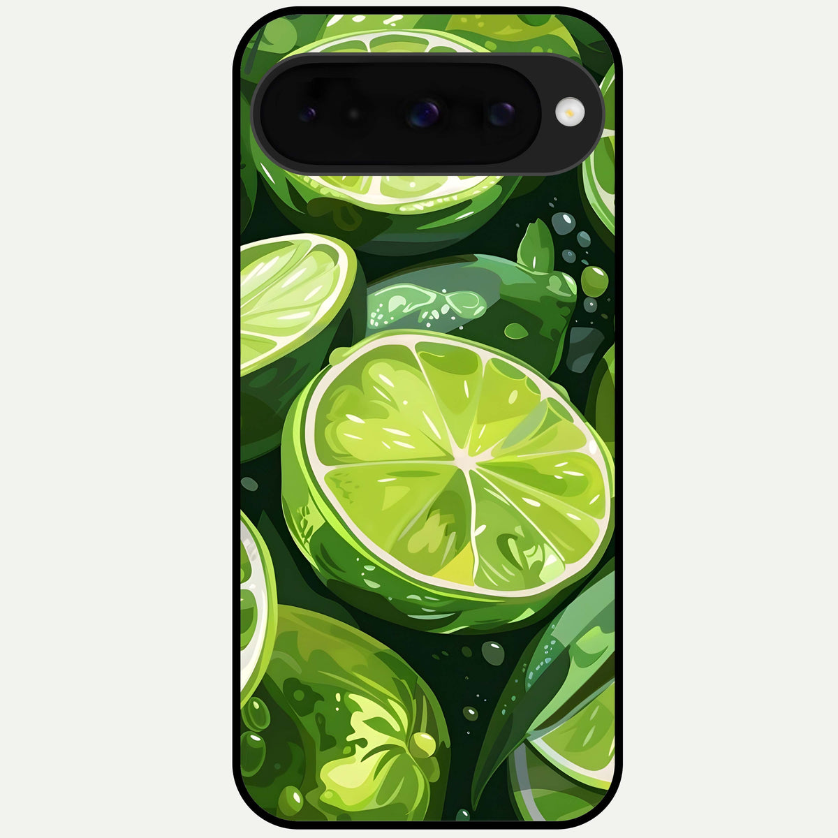  Green Kawasaki Glass Case For Google Pixel 10 back cover – full design glossy printed glass finish