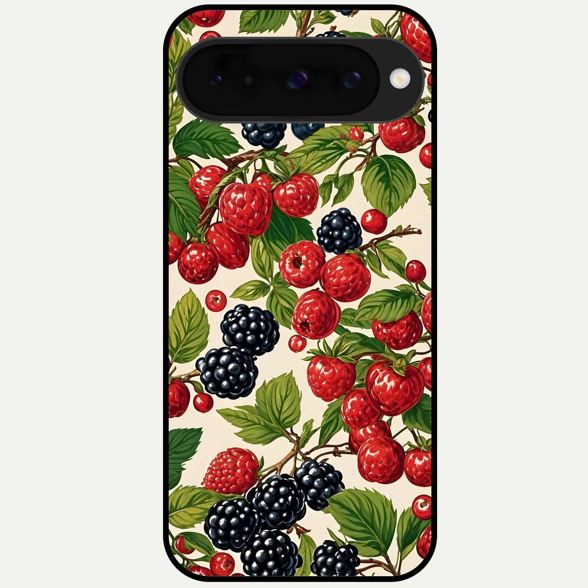  Mixed Berry Collage Glass Case For Google Pixel 10 back cover – full design glossy printed glass finish