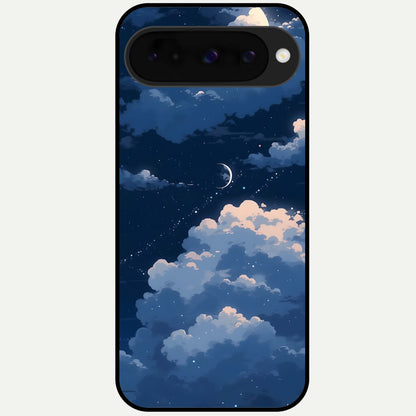  Moon Dream Haze Glass Case For Google Pixel 10 back cover – full design glossy printed glass finish