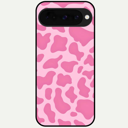  Pinkish Scenery Glass Case For Google Pixel 10 back cover – full design glossy printed glass finish