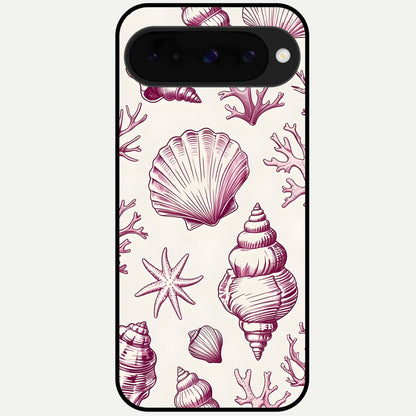  Pink Power Sparks Glass Case For Google Pixel 10 back cover – full design glossy printed glass finish