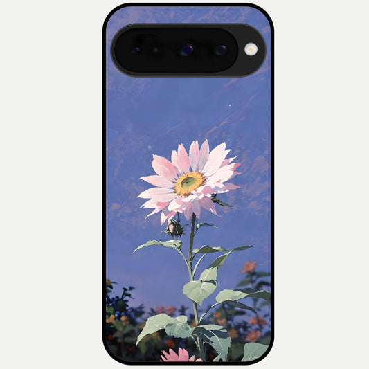  Pink Shells Outline Glass Case For Google Pixel 10 back cover – full design glossy printed glass finish