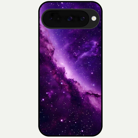 Purple Shade Sky Glass Case For Google Pixel 10 back cover – full design glossy printed glass finish