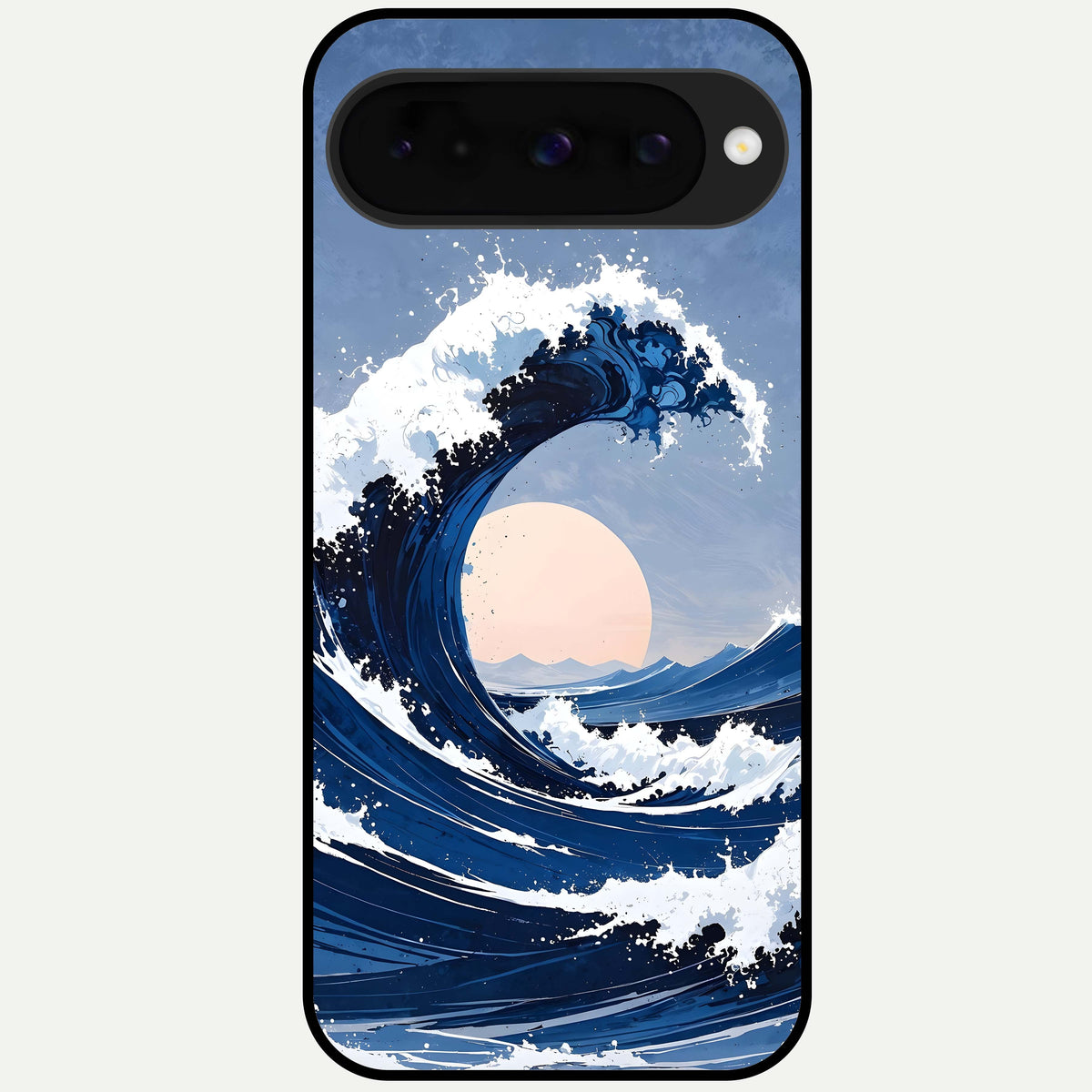  Rising Tide Power Glass Case For Google Pixel 10 back cover – full design glossy printed glass finish