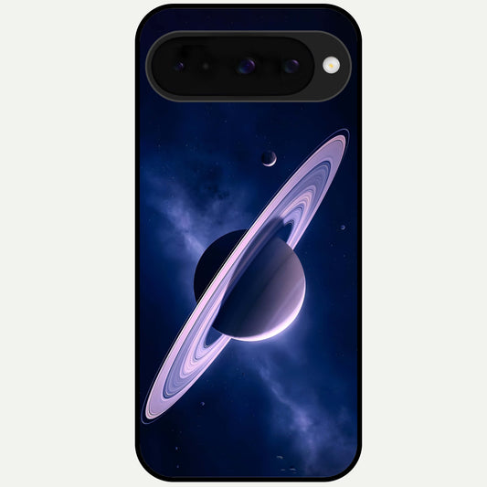  Saturn Ring Mystique Glass Case For Google Pixel 10 back cover – full design glossy printed glass finish