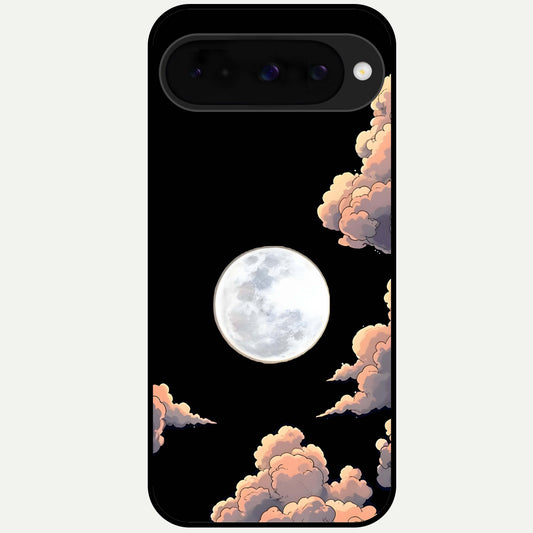  Shade Cloud Moon Glass Case For Google Pixel 10 back cover – full design glossy printed glass finish