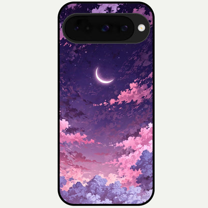  Sky Drift Clouds Glass Case For Google Pixel 10 back cover – full design glossy printed glass finish