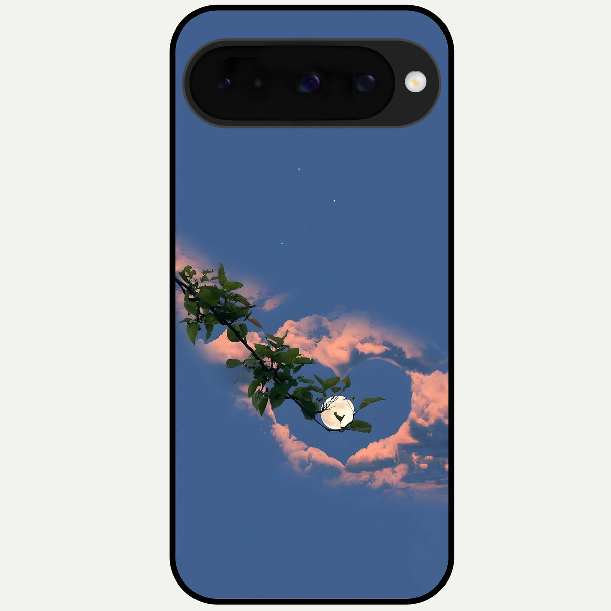  Sky Under Tree Glass Case For Google Pixel 10 back cover – full design glossy printed glass finish