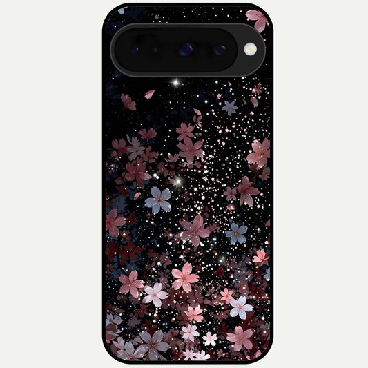  Starlit Flower Dreams Glass Case For Google Pixel 10 back cover – full design glossy printed glass finish