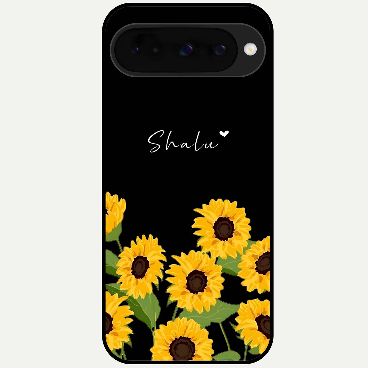  Sunflower Sky Bloom Glass Case For Google Pixel 10 back cover – full design glossy printed glass finish