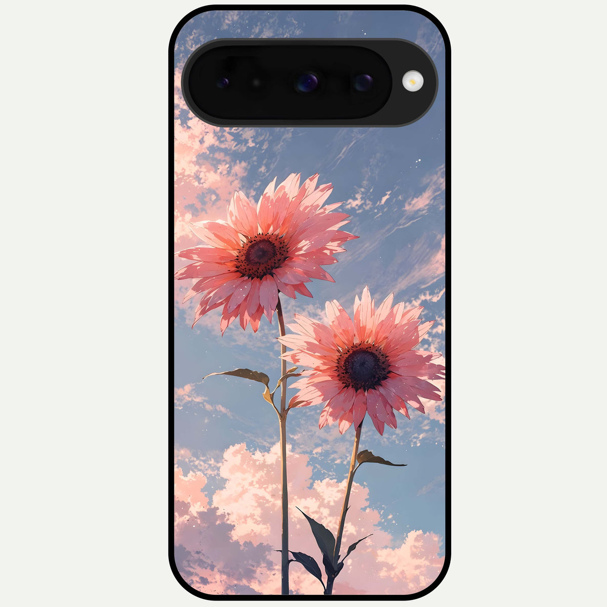  Sun Moon Balance Glass Case For Google Pixel 10 back cover – full design glossy printed glass finish