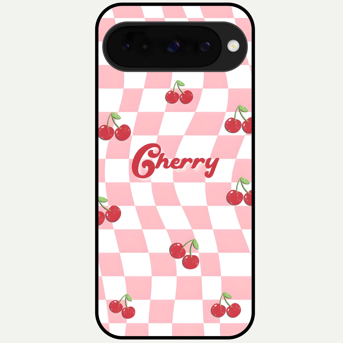  Sweet Cherry Vibes Glass Case For Google Pixel 10 back cover – full design glossy printed glass finish