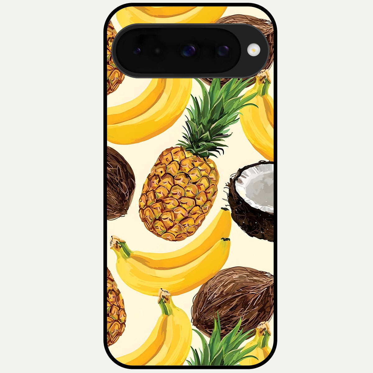  Tropical Fruit Mood Glass Case For Google Pixel 10 back cover – full design glossy printed glass finish