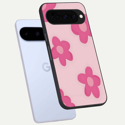  Candy Bloom Dreams phone case For Google Pixel 10 showing premium glass back cover with detailed artwork