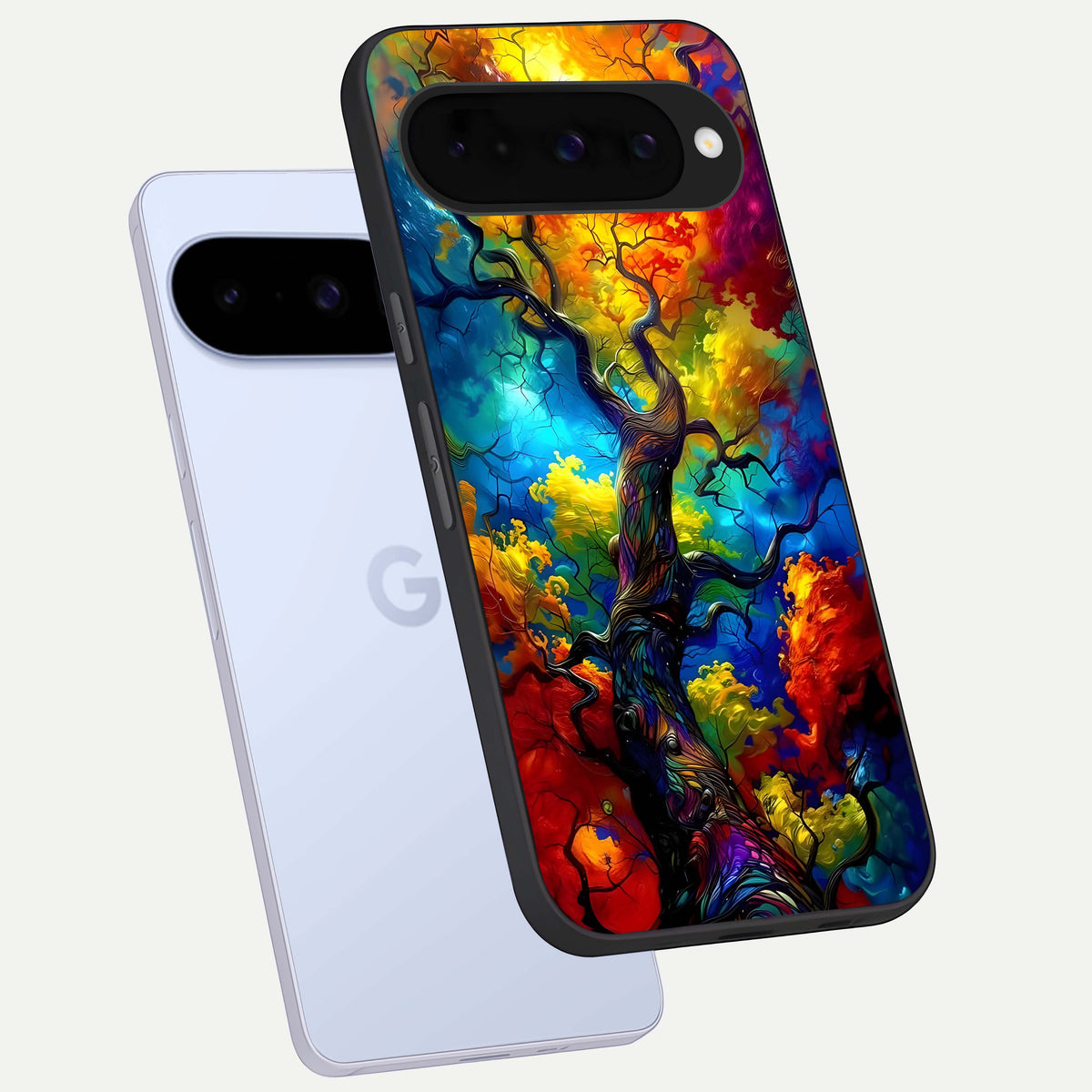  Colorful Soda Bottles phone case For Google Pixel 10 showing premium glass back cover with detailed artwork