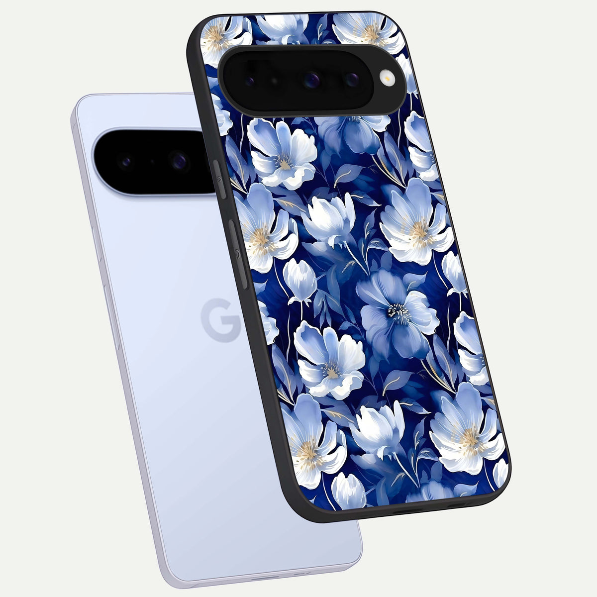  Cute Floral Patterns phone case For Google Pixel 10 showing premium glass back cover with detailed artwork