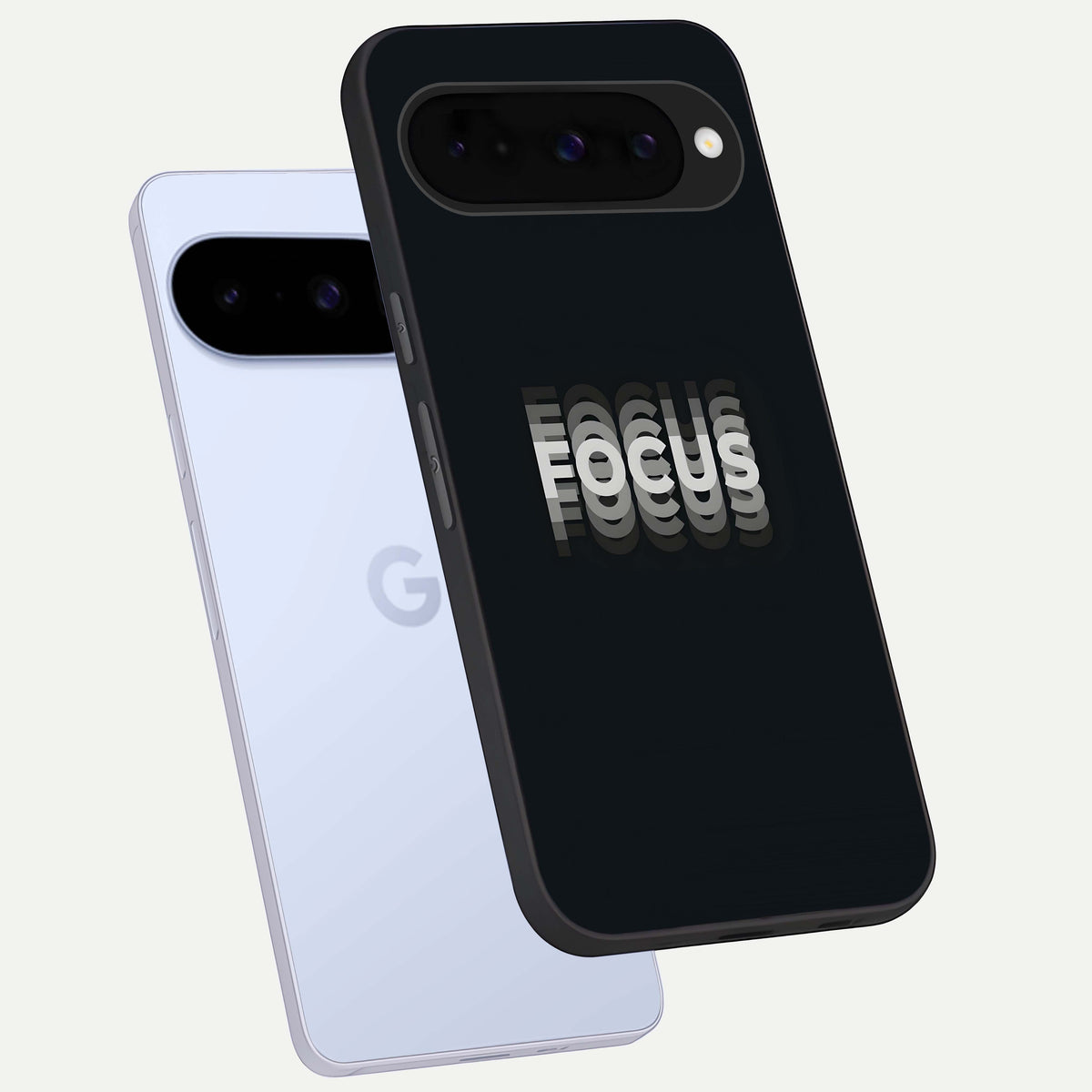  Mono Focus Vision phone case For Google Pixel 10 showing premium glass back cover with detailed artwork