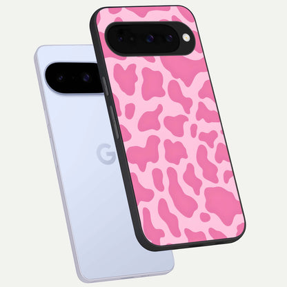  Pinkish Scenery phone case For Google Pixel 10 showing premium glass back cover with detailed artwork