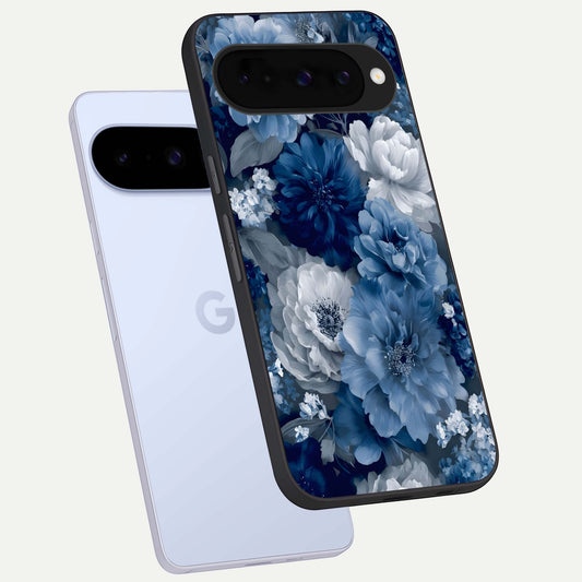  Royal Bloom Garden phone case For Google Pixel 10 showing premium glass back cover with detailed artwork