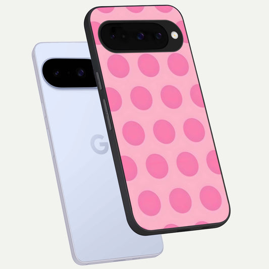  Sweet Dot Dreams phone case For Google Pixel 10 showing premium glass back cover with detailed artwork