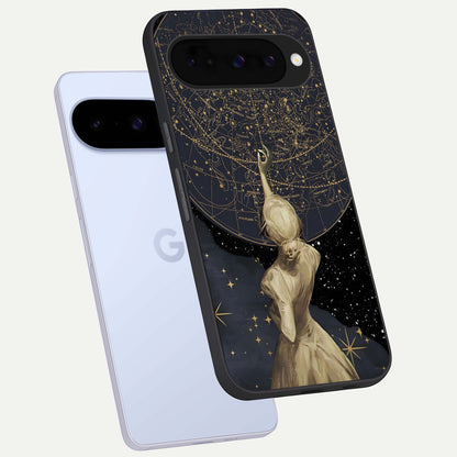  Taylor Swift Girl phone case For Google Pixel 10 showing premium glass back cover with detailed artwork