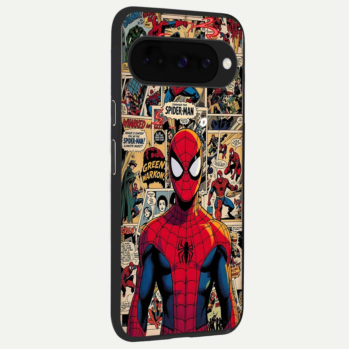  Aesthetic Spider back cover For Google Pixel 10 slim fit glass case with vibrant aesthetic design