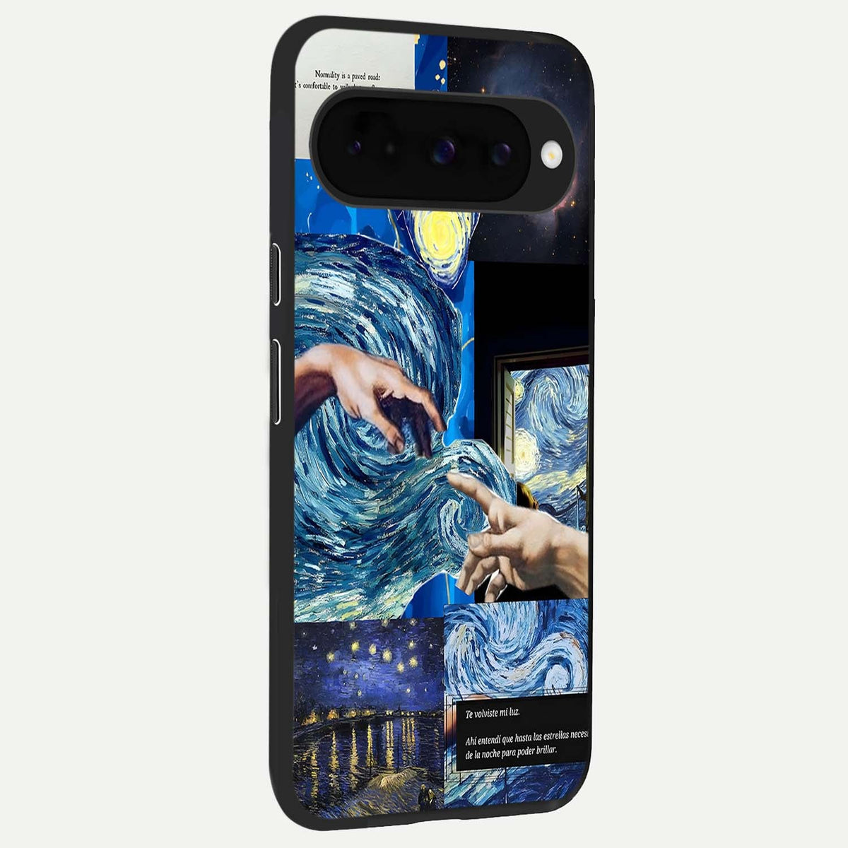  Aesthetic Vando Hands back cover For Google Pixel 10 slim fit glass case with vibrant aesthetic design