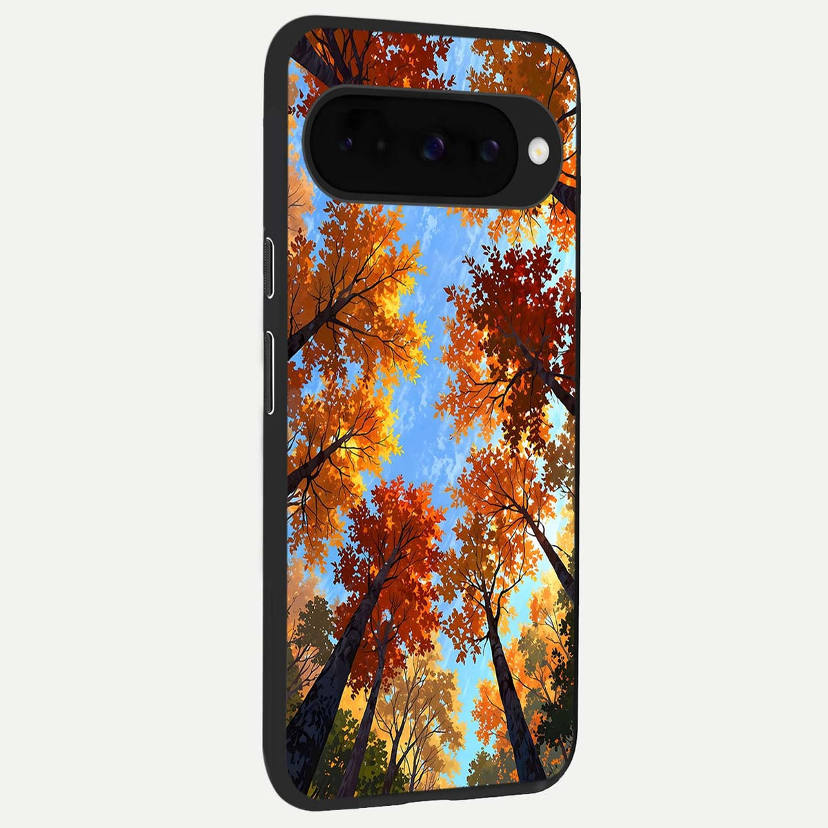  Autumn Sky Rise back cover For Google Pixel 10 slim fit glass case with vibrant aesthetic design