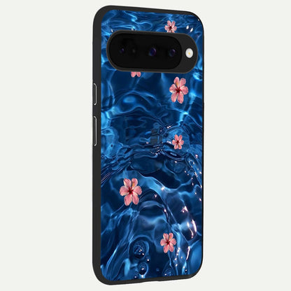  Bloom Thread Art back cover For Google Pixel 10 slim fit glass case with vibrant aesthetic design