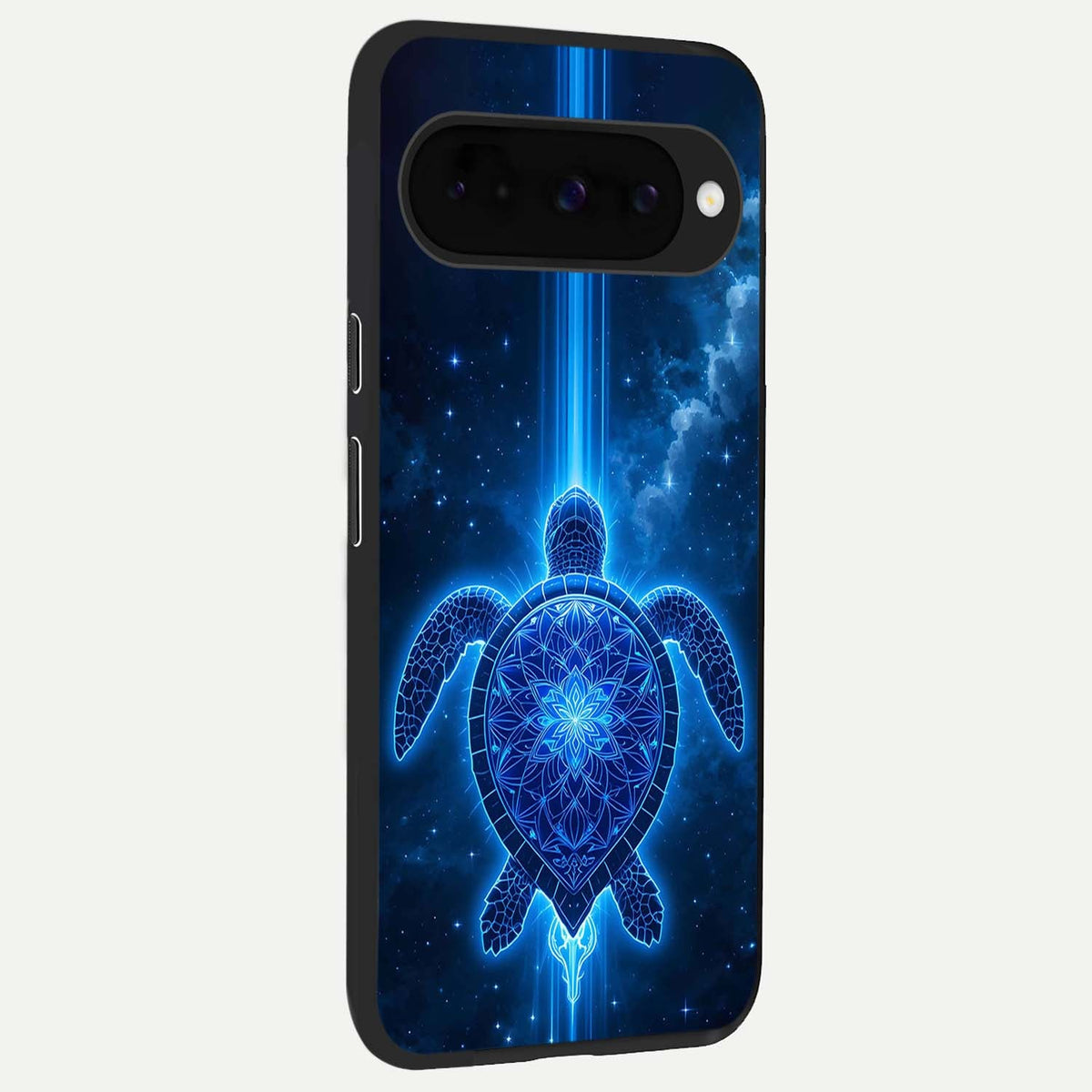  Blue Galaxy Turtle back cover For Google Pixel 10 slim fit glass case with vibrant aesthetic design