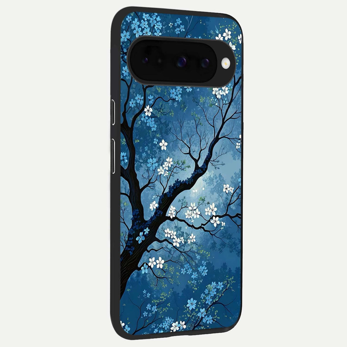  Blue Tree Serenity back cover For Google Pixel 10 slim fit glass case with vibrant aesthetic design