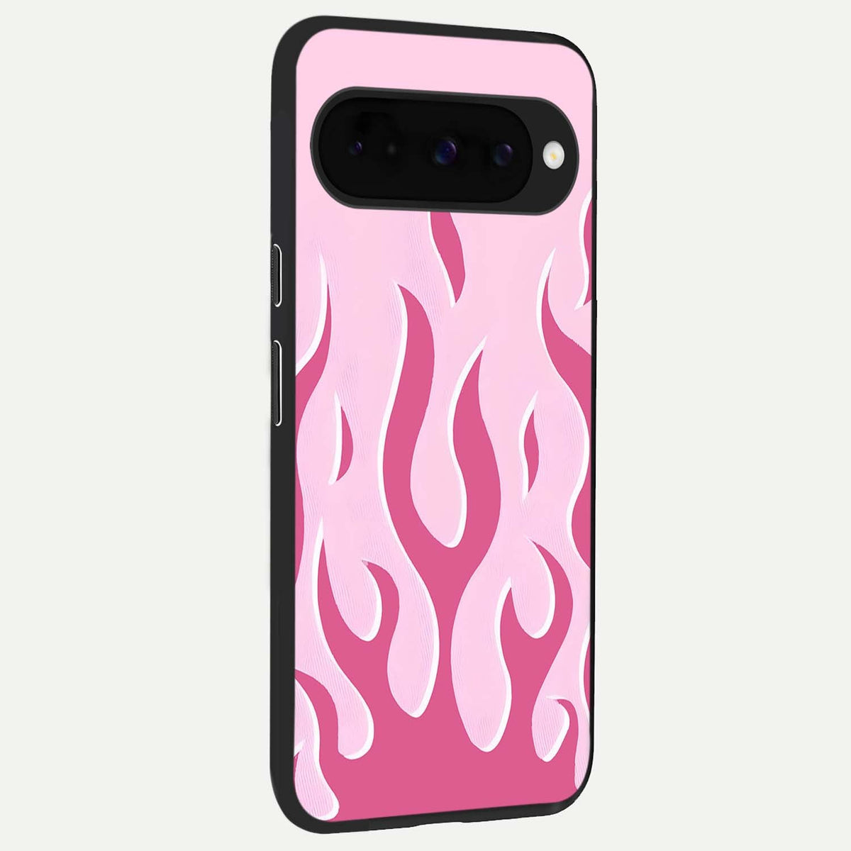 Blush Flame Energy back cover For Google Pixel 10 slim fit glass case with vibrant aesthetic design