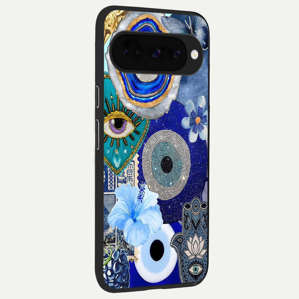  Celestial Blue Vision back cover For Google Pixel 10 slim fit glass case with vibrant aesthetic design
