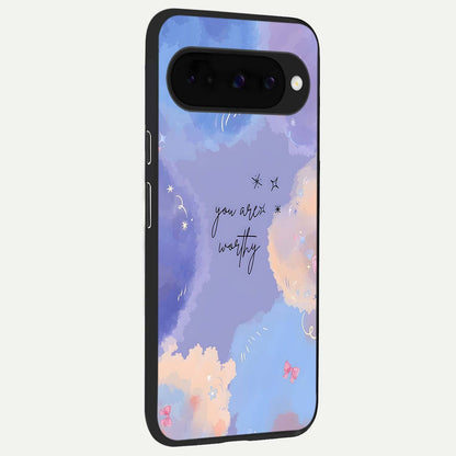  Celestial Cloud Magic back cover For Google Pixel 10 slim fit glass case with vibrant aesthetic design