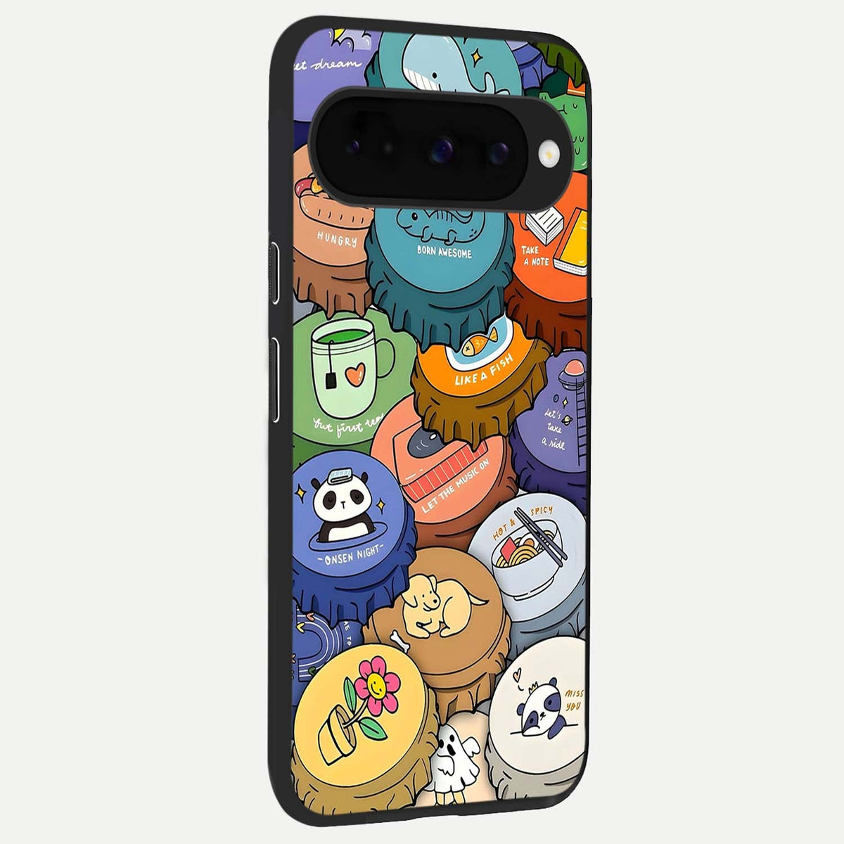  Coins Patterns back cover For Google Pixel 10 slim fit glass case with vibrant aesthetic design