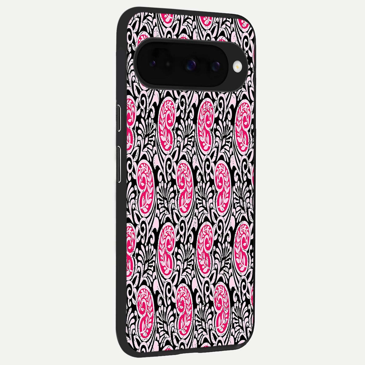  Crimson Paisley Charm back cover For Google Pixel 10 slim fit glass case with vibrant aesthetic design